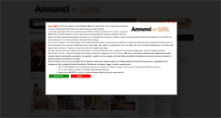 Desktop Screenshot of annuncigirl.com